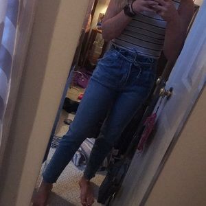 Hollister paper bag jeans